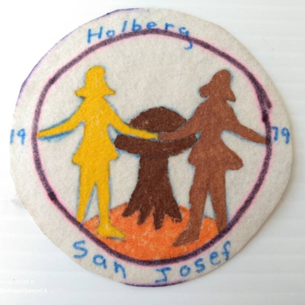 Vintage Girl Guides Patches Brownies Handmade Badge and Blue Camping Ribbon - Picture 4 of 8